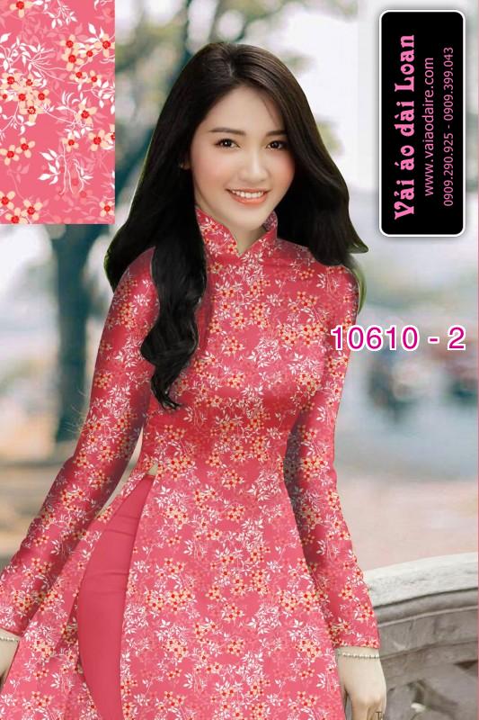 Vải áo dài hoa nhí
