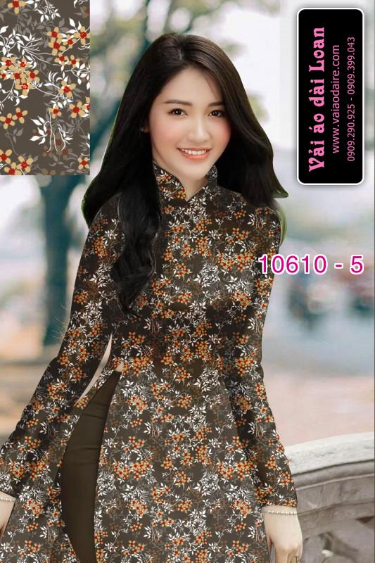 Vải áo dài hoa nhí