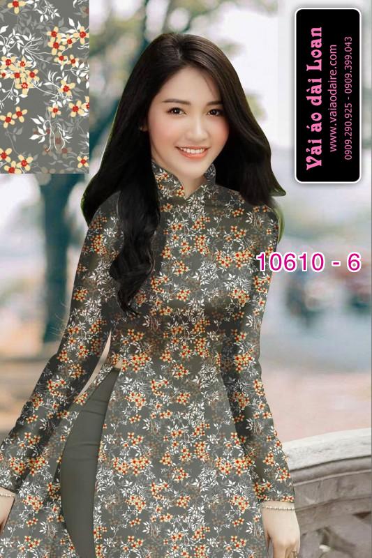Vải áo dài hoa nhí