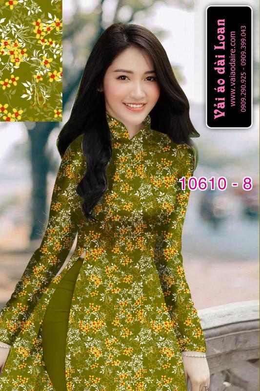 Vải áo dài hoa nhí
