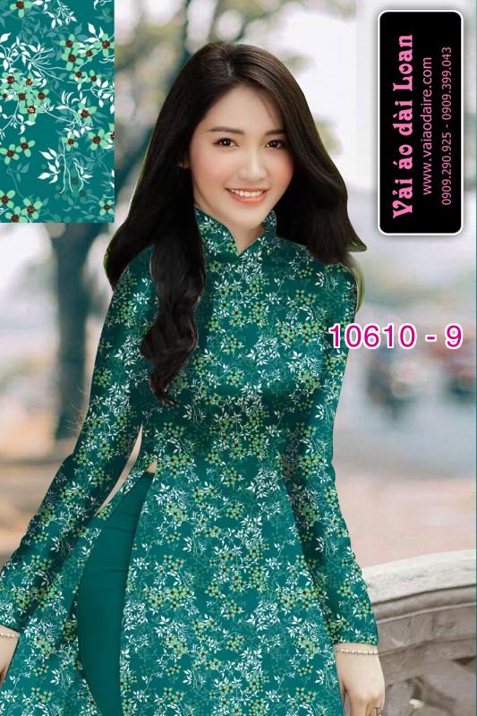 Vải áo dài hoa nhí