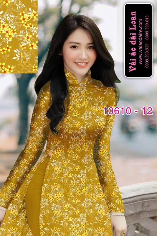 Vải áo dài hoa nhí