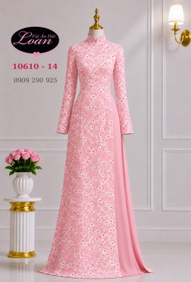 Vải áo dài hoa nhí-8325
