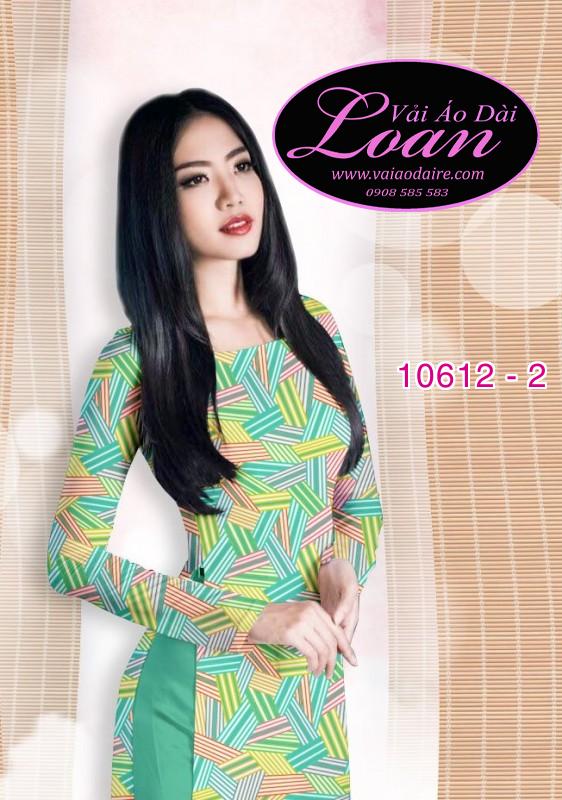 Vải áo dài đường kẻ đan chéo