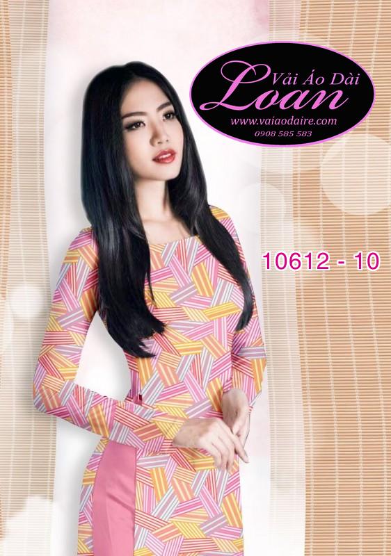 Vải áo dài đường kẻ đan chéo