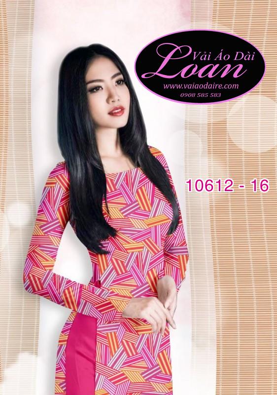 Vải áo dài đường kẻ đan chéo