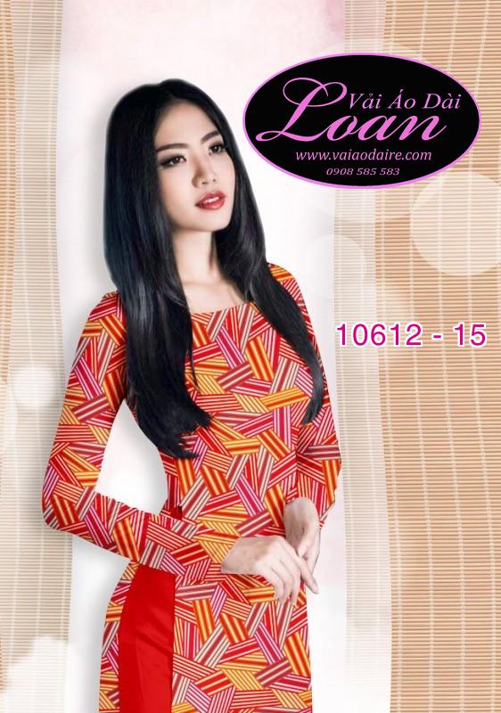 Vải áo dài đường kẻ đan chéo