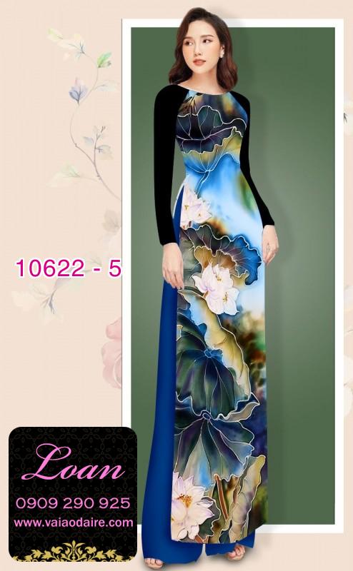 Vải áo dài hoa sen