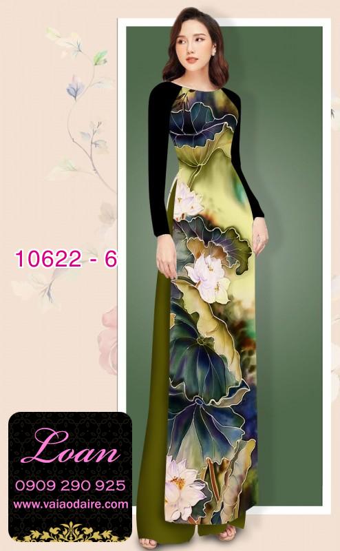 Vải áo dài hoa sen
