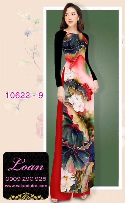 Vải áo dài hoa sen