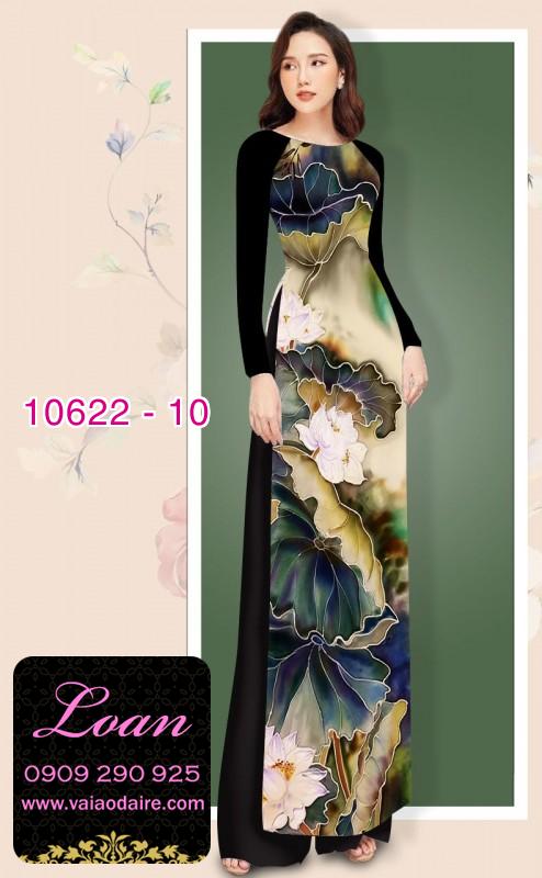 Vải áo dài hoa sen