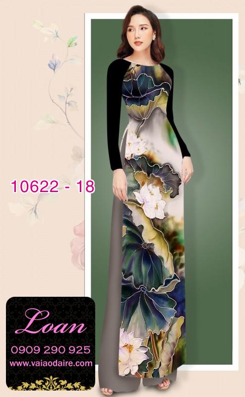 Vải áo dài hoa sen