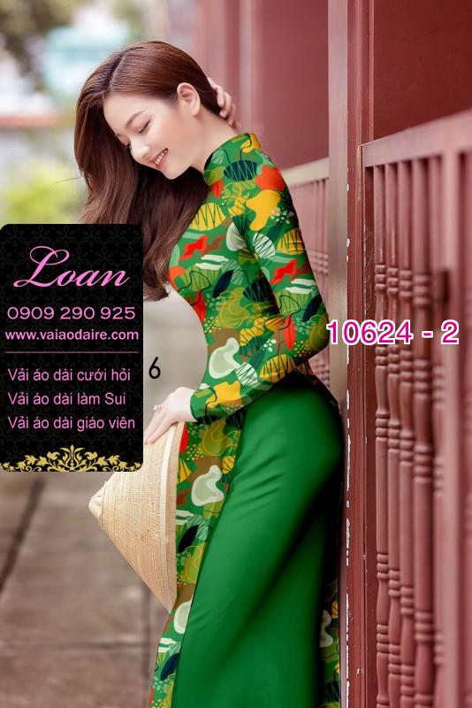 Vải áo dài hoa 3D