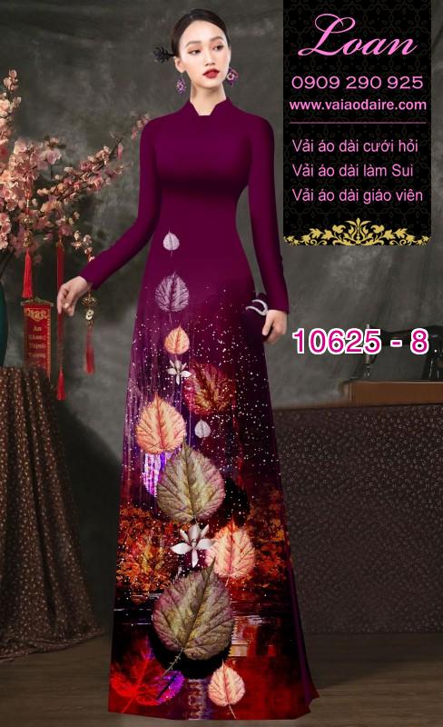 Vải áo dài hoa 3D