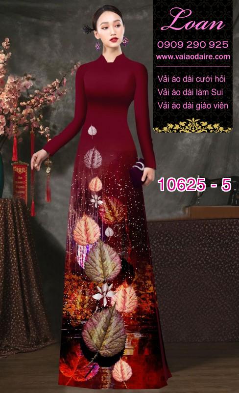 Vải áo dài hoa 3D