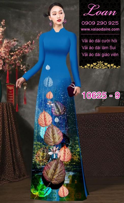 Vải áo dài hoa 3D