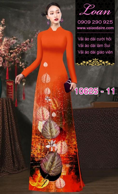Vải áo dài hoa 3D