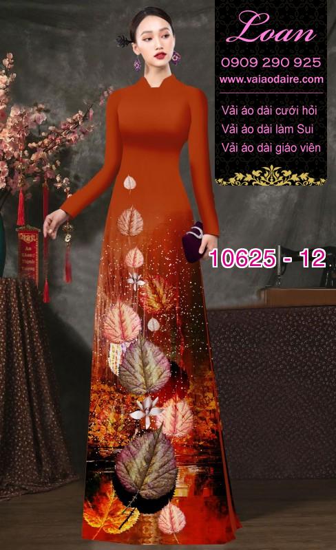Vải áo dài hoa 3D