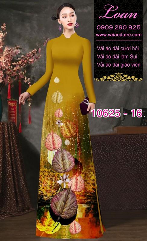Vải áo dài hoa 3D