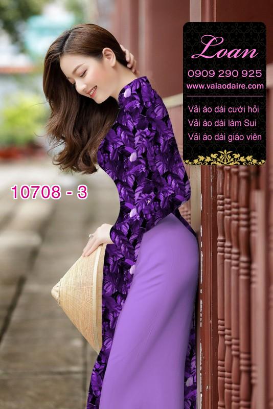 Vải áo dài hoa nhí