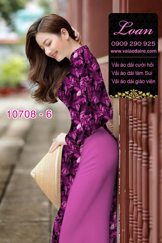 Vải áo dài hoa nhí