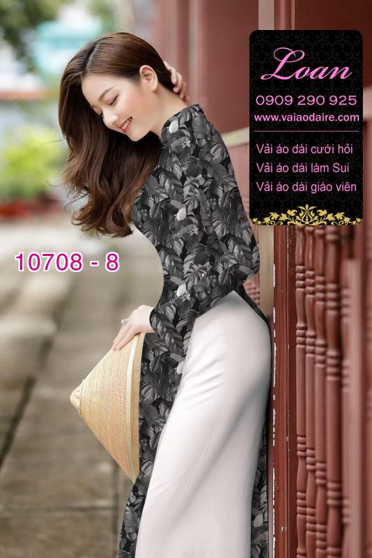 Vải áo dài hoa nhí