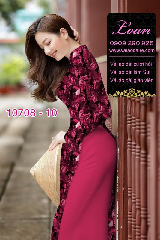 Vải áo dài hoa nhí