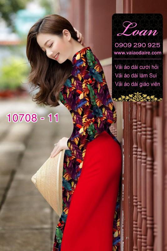 Vải áo dài hoa nhí