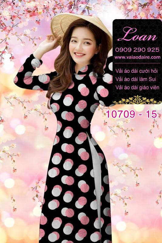 Vải áo dài bi lớn