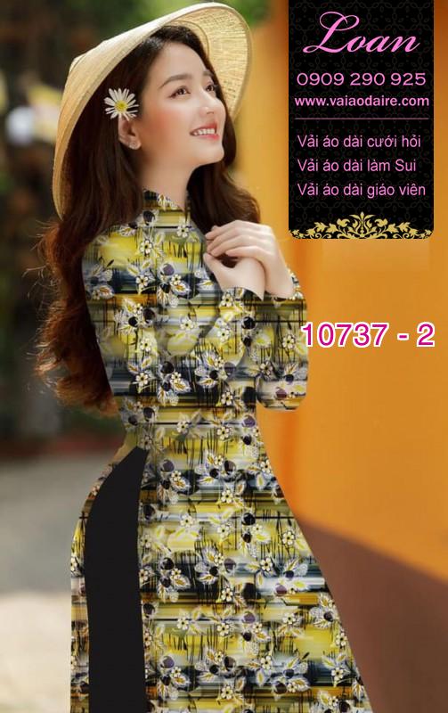 Vải áo dài hoa nhí