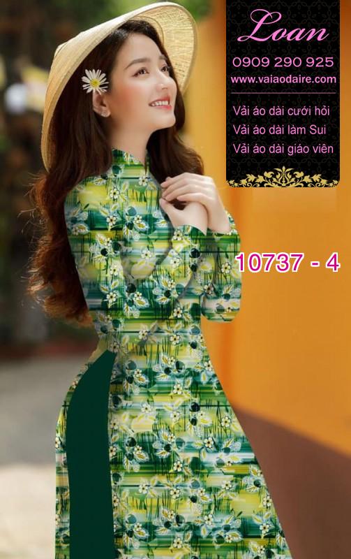 Vải áo dài hoa nhí