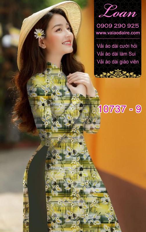 Vải áo dài hoa nhí