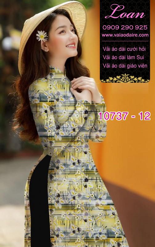 Vải áo dài hoa nhí