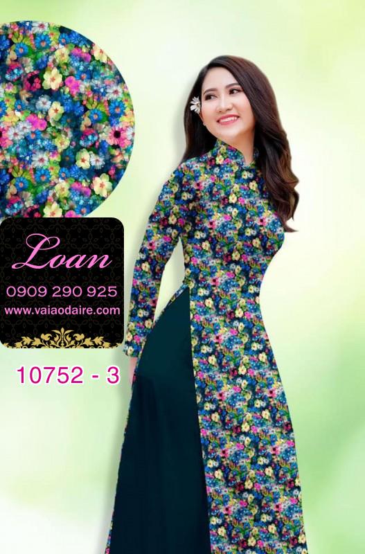 Vải áo dài hoa nhí Vải áo dài hoa nhí