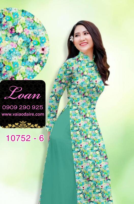 Vải áo dài hoa nhí Vải áo dài hoa nhí