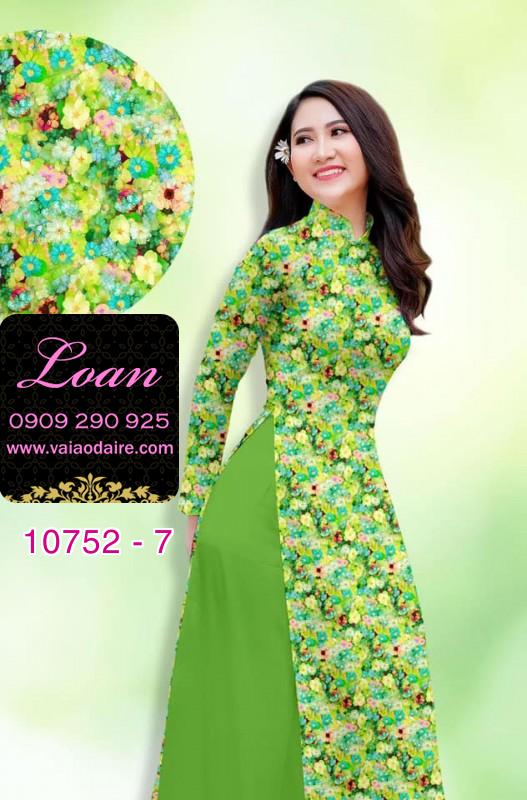 Vải áo dài hoa nhí Vải áo dài hoa nhí