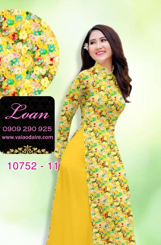 Vải áo dài hoa nhí Vải áo dài hoa nhí