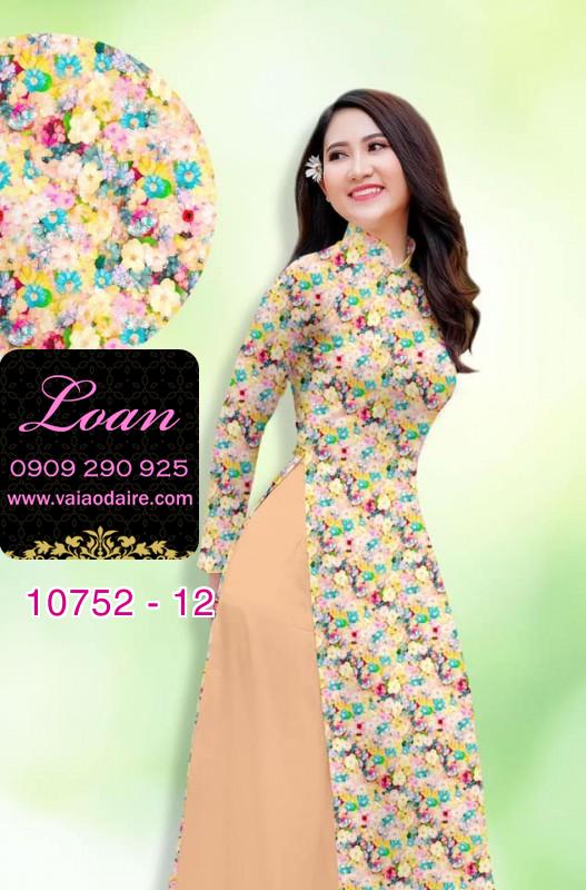 Vải áo dài hoa nhí Vải áo dài hoa nhí