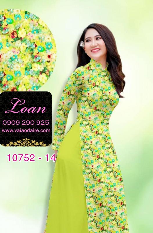 Vải áo dài hoa nhí Vải áo dài hoa nhí