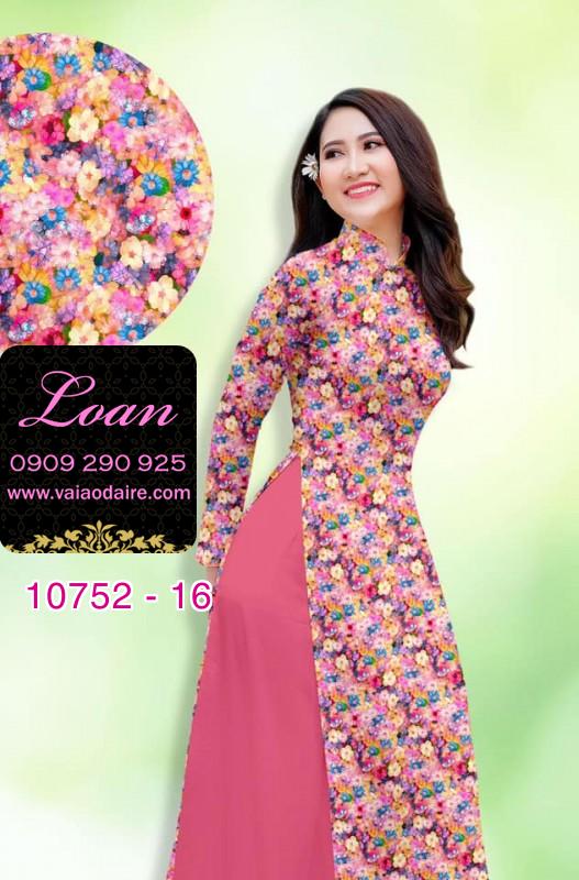 Vải áo dài hoa nhí Vải áo dài hoa nhí