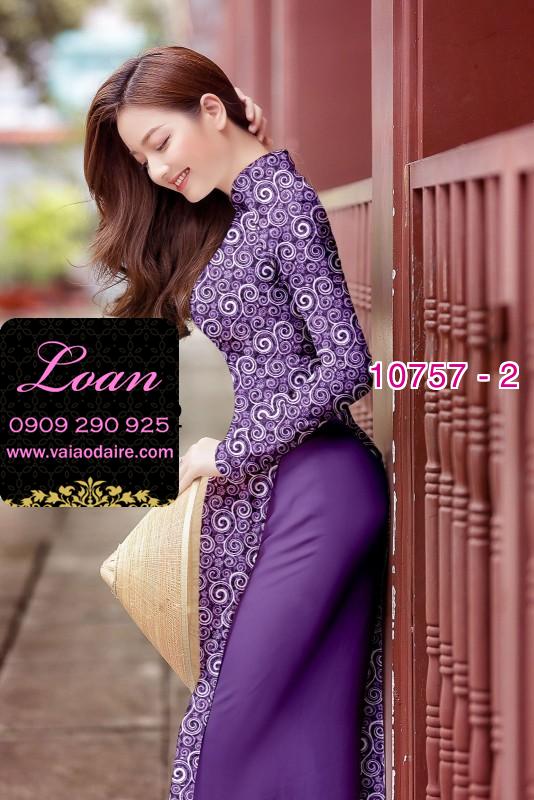 Vải áo dài hoa nhí Vải áo dài hoa nhí