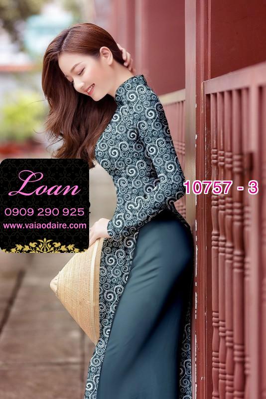 Vải áo dài hoa nhí Vải áo dài hoa nhí