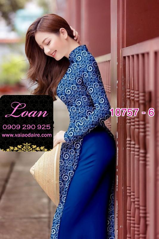 Vải áo dài hoa nhí Vải áo dài hoa nhí