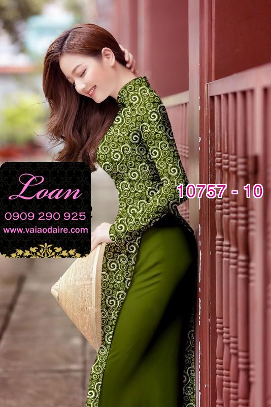 Vải áo dài hoa nhí Vải áo dài hoa nhí