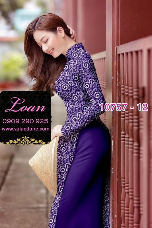 Vải áo dài hoa nhí Vải áo dài hoa nhí