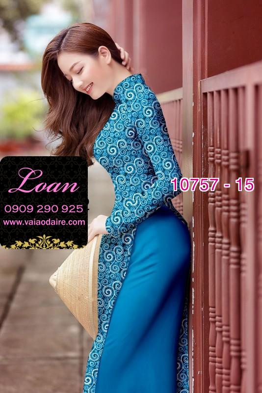 Vải áo dài hoa nhí Vải áo dài hoa nhí