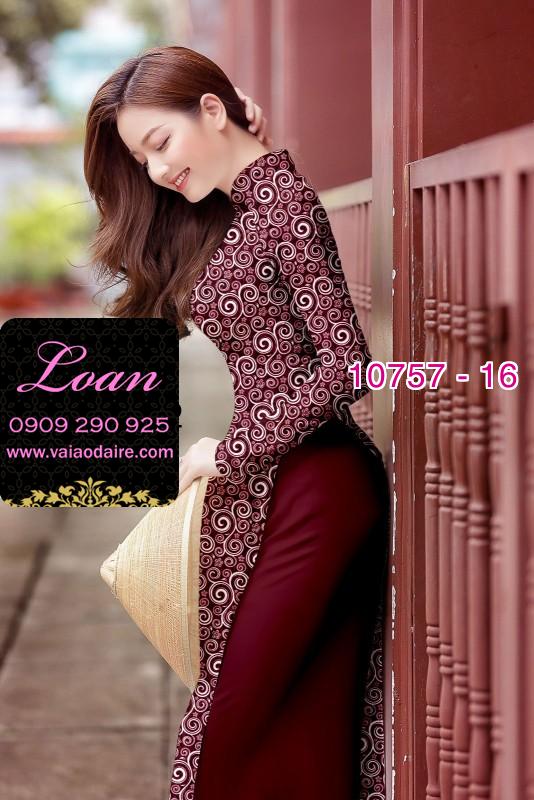 Vải áo dài hoa nhí Vải áo dài hoa nhí
