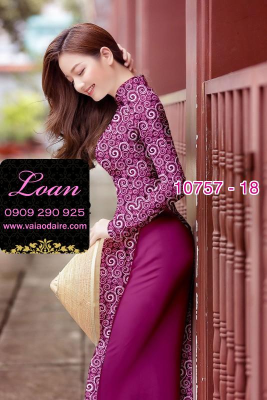 Vải áo dài hoa nhí Vải áo dài hoa nhí