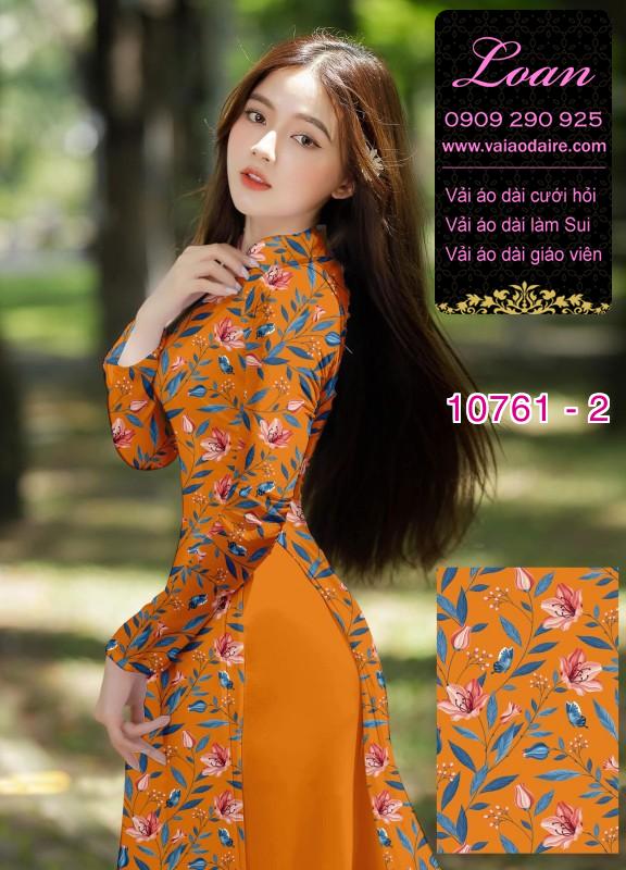 Vải áo dài hoa nhí