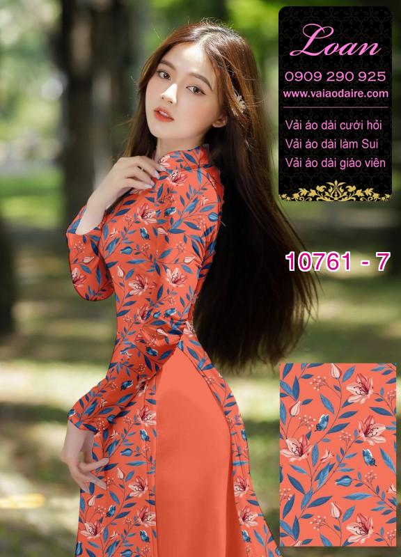 Vải áo dài hoa nhí